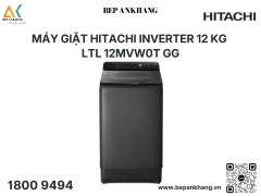 Máy Giặt Hitachi Inverter 12 Kg LTL 12MVW0T GG